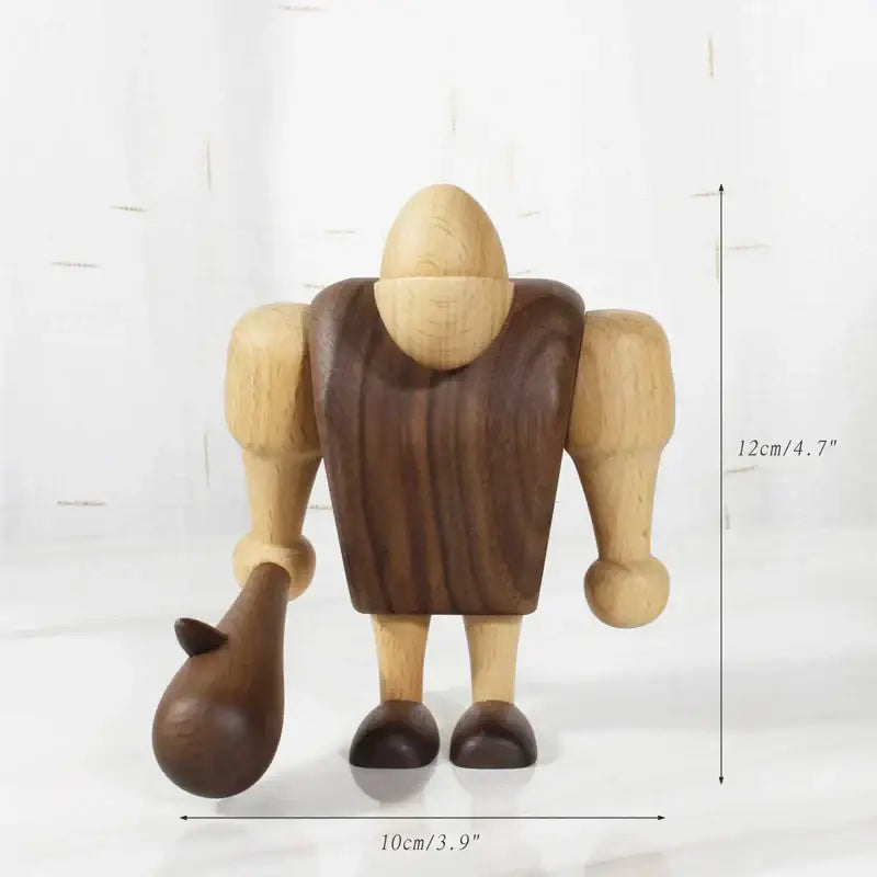 DecorBites™ Black Walnut Wood Carving Figurines Nordic Style Room Decor Crafts & Gifts