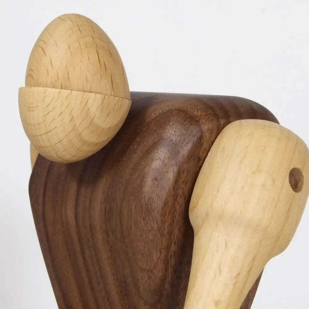 DecorBites™ Black Walnut Wood Carving Figurines Nordic Style Room Decor Crafts & Gifts