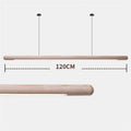 Minimalist black walnut wood pendant light for dining room