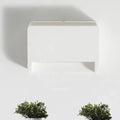 Minimalist box shape white wall mounted paper towel dispenser kitchen