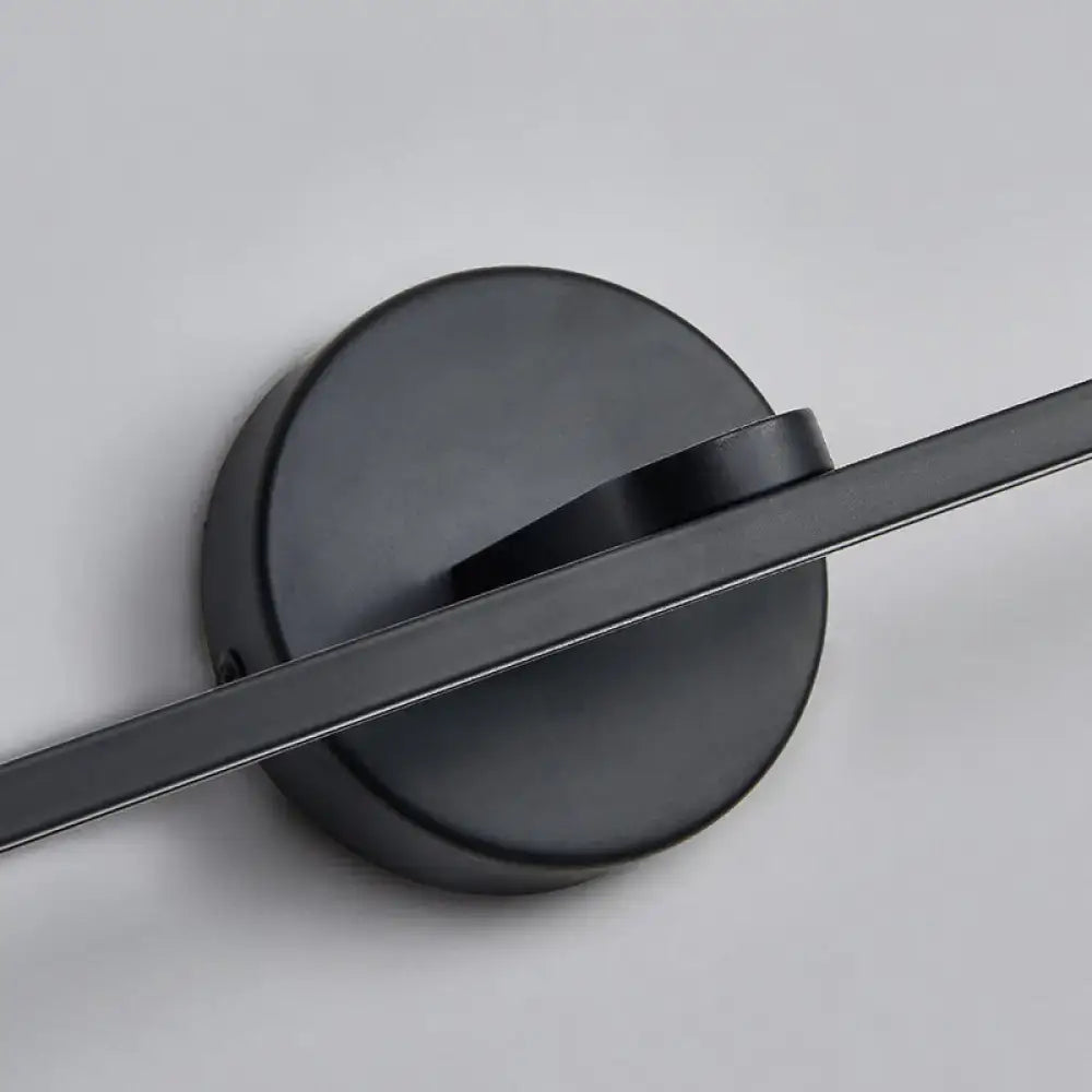 DecorBites™ Metal LED Wall Light for Bath with Simple Style and Elliptical Sconce Fixture