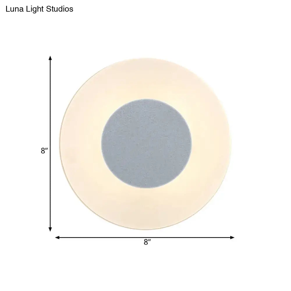 DecorBites™ Ultra Thin Acrylic LED Wall Sconce in Warm/White/Natural Light - Minimalist Design