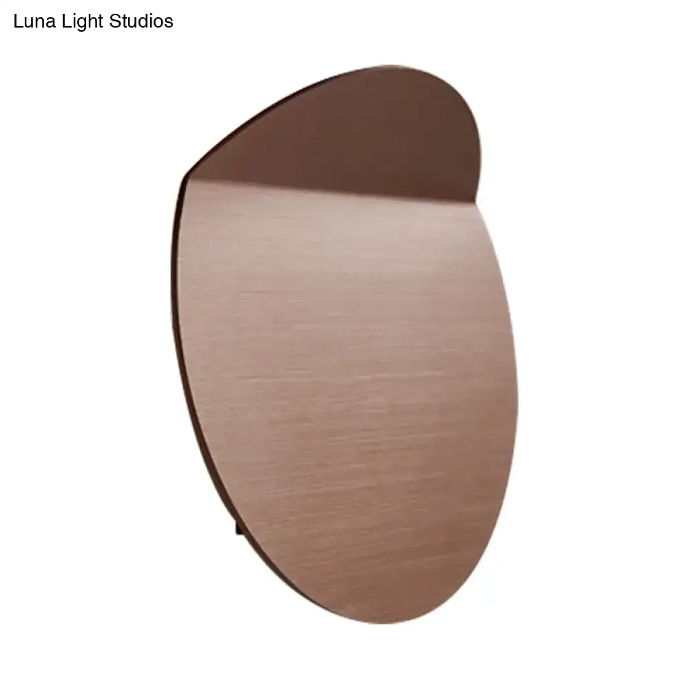 Minimalist copper sconce light – bedroom wall mount led bulb