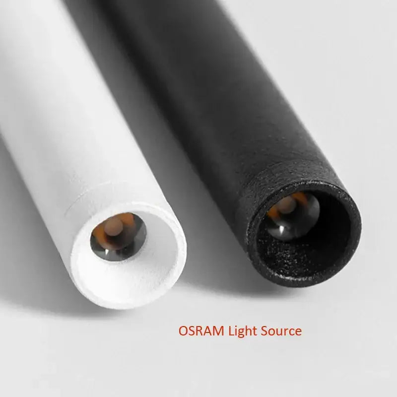 DecorBites™ Black Slim 50cm 60cm LED Pendant Lamp for Restaurant Bar, Nordic Minimalist Style