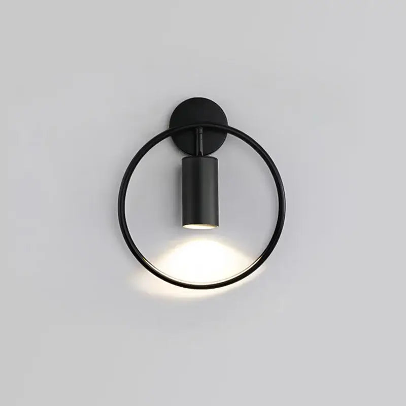 Minimalist gold adjustable angle wall light bedroom sconce