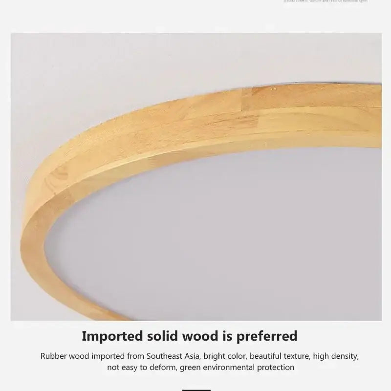 DecorBites™ LED Wooden Ceiling Light for Stylish Home Decor and Lighting