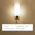 DecorBites™ LED Wooden Wall Lamps for Bedroom Stairs Interior Lighting Sconce Fixtures