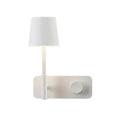 Minimalist white led usb wall lamp bedroom night light