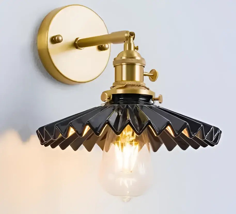 DecorBites™ LED Wall Lamp Sconce with Knob Switch for Bedroom & Living Room Lighting