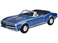 1967 Chevrolet Camaro SS Convertible Blue Metallic 1/24 Diecast Model Car by Motormax