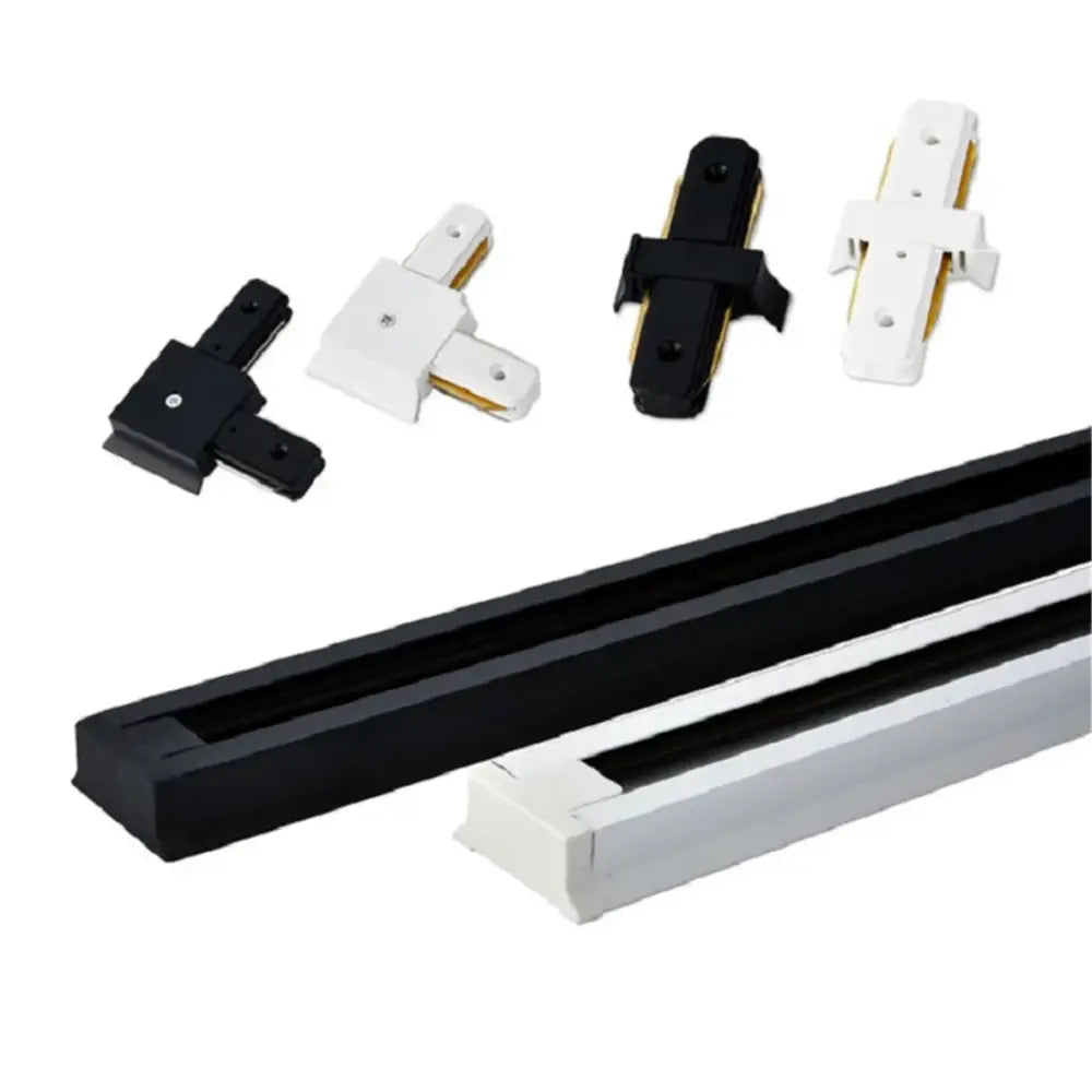 Modern 100cm black & white track for living room lighting