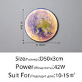 Modern 3d moon earth led wall lamp for bedroom living room decor