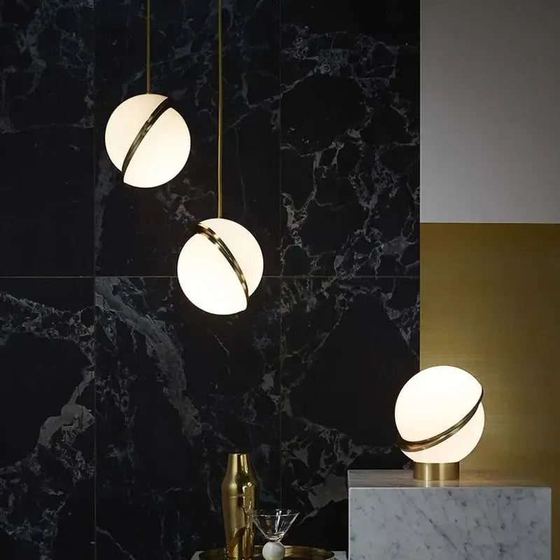 DecorBites™ Acrylic Ball Pendant Lamp: Modern Nordic Home Lighting Fixture