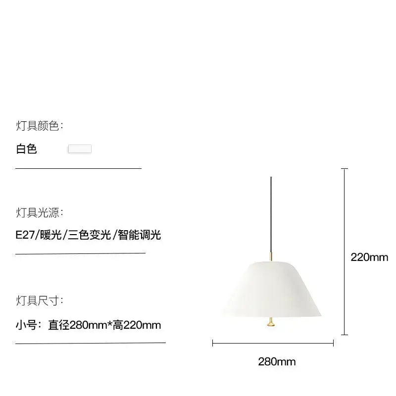 Modern acrylic green dimmable pendant lamp for kitchen and dining room