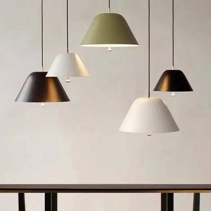 Modern acrylic green dimmable pendant lamp for kitchen and dining room