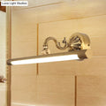DecorBites™ Modern Integrated LED Brass Finish Wall Sconce Light for Bathroom - Vanity Lighting, 17"/22" Wide