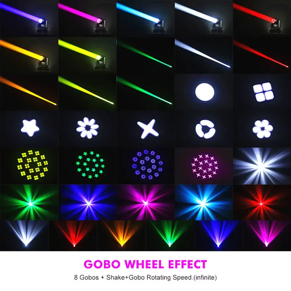Modern black 150w led moving head light – stage & living room decor