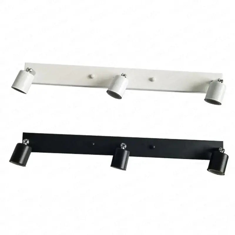 Modern black 3-light art loft ceiling lamp kitchen adjustable spotlight