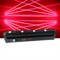 Modern black 4 eye red 500mw laser light and rgb led bar party room
