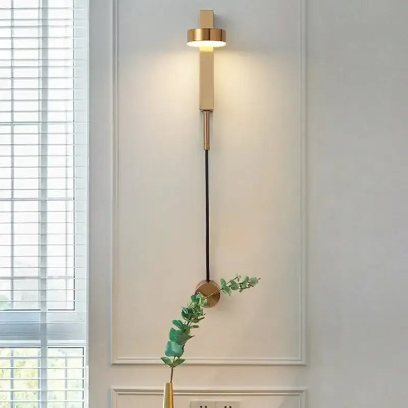 Modern black adjustable led wall lamp bedroom sconce lighting