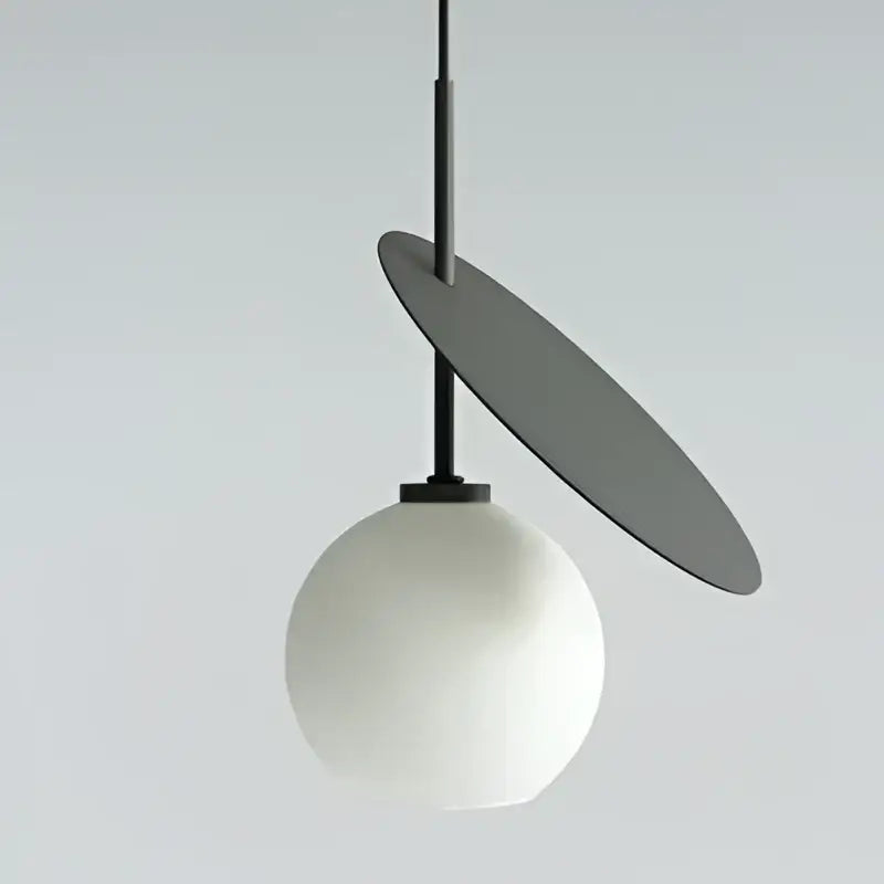 Modern black and crimson glass cherry pendant light dining room