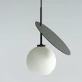 Modern black and crimson glass cherry pendant light dining room