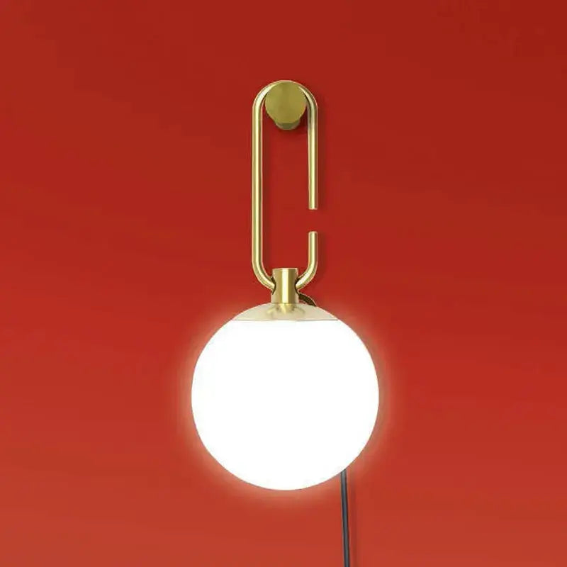 Modern black and gold glass ball pendant lights dining room chandelier
