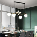 Modern black and white bird island light dining room cord length adjustable