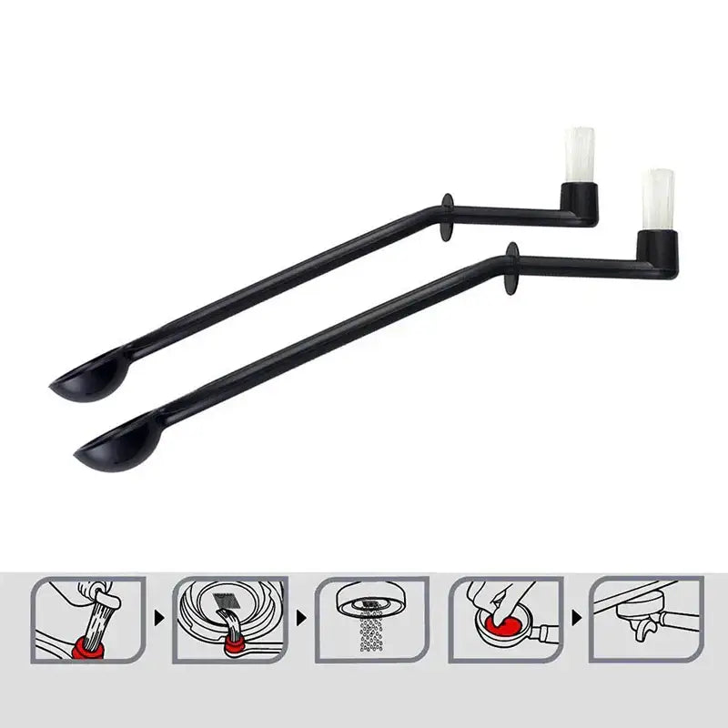 DecorBites™ Coffee Machine Brush: Premium Coffee Grinder Cleaning Tool & Matcha Tea Powder Brush