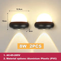DecorBites™ LED Wall Lamp: Interior & Exterior HomeDecor Light for Courtyard, Stair, Bedroom & Garden