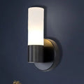 Modern black and white glass sconce lamp bedroom wall light