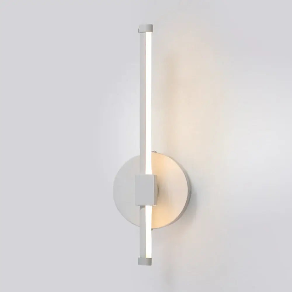 Modern black angular led wall light for bedroom decor