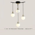 DecorBites™ Art Glass Ball Molecule Chandelier for Living Room, Children's Room, Study & Home Decor