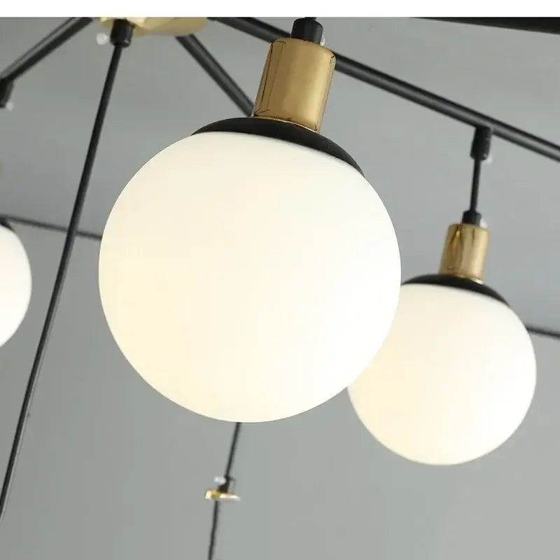 DecorBites™ Art Glass Ball Molecule Chandelier for Living Room, Children's Room, Study & Home Decor