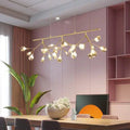 DecorBites™ Nordic Style Clear Glass LED Dining Room Pendant Light - Firefly Island Branch Design