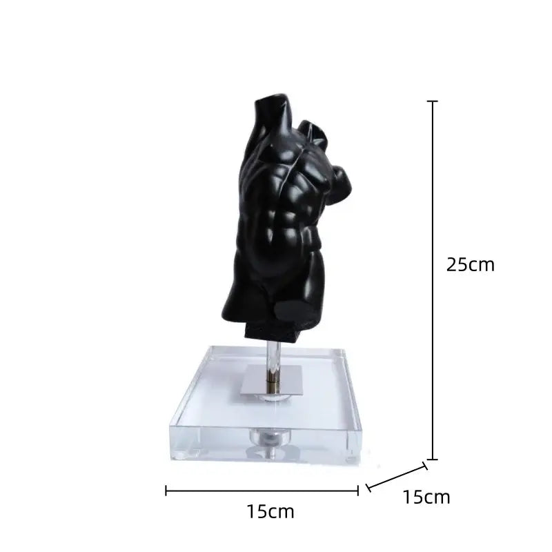 DecorBites™ Brokeback Male Nude Resin Figure Handicraft Sculpture for Home Decor