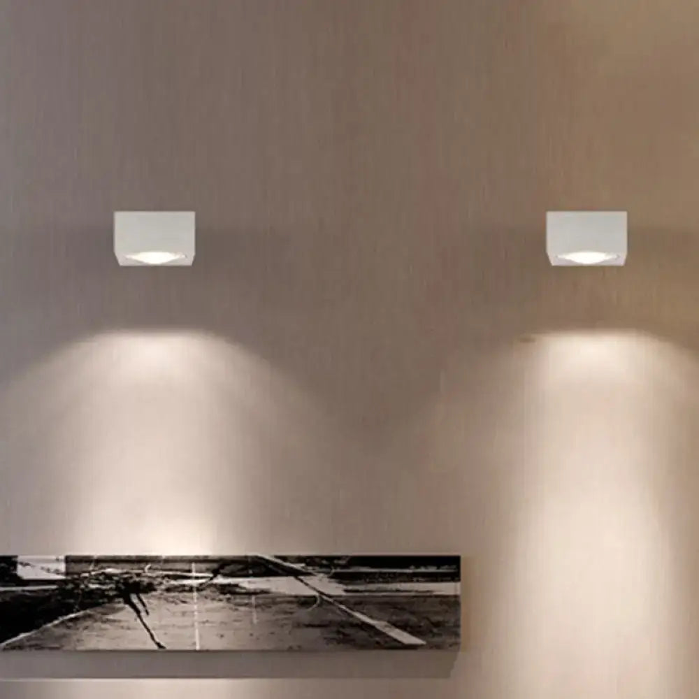 DecorBites™ Modern Aluminum RGB Wall Light - Black/Brushed Silver; Single/Double Sided LED; Ideal for Corridor Lighting