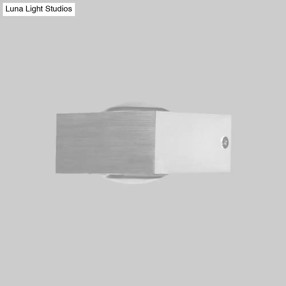 DecorBites™ Modern Aluminum RGB Wall Light - Black/Brushed Silver; Single/Double Sided LED; Ideal for Corridor Lighting