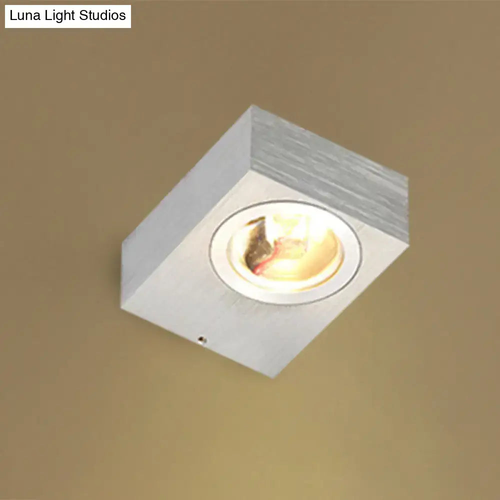 DecorBites™ Modern Aluminum RGB Wall Light - Black/Brushed Silver; Single/Double Sided LED; Ideal for Corridor Lighting