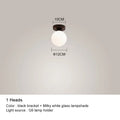 DecorBites™ Black Chandelier: Luxury Glass Pendant Lights for Living Room, Bedroom, and Restaurant