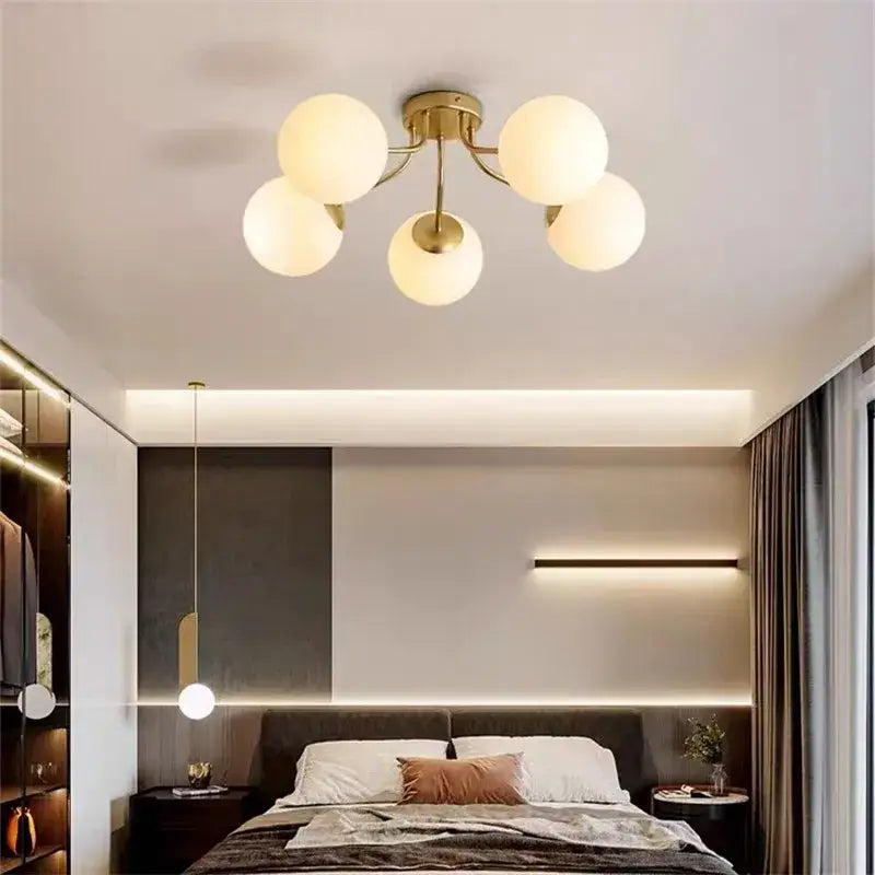 DecorBites™ Bubble Glass LED Ceiling Light for Living Room Bedroom Kitchen Dining