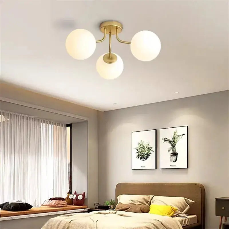 DecorBites™ Bubble Glass LED Ceiling Light for Living Room Bedroom Kitchen Dining