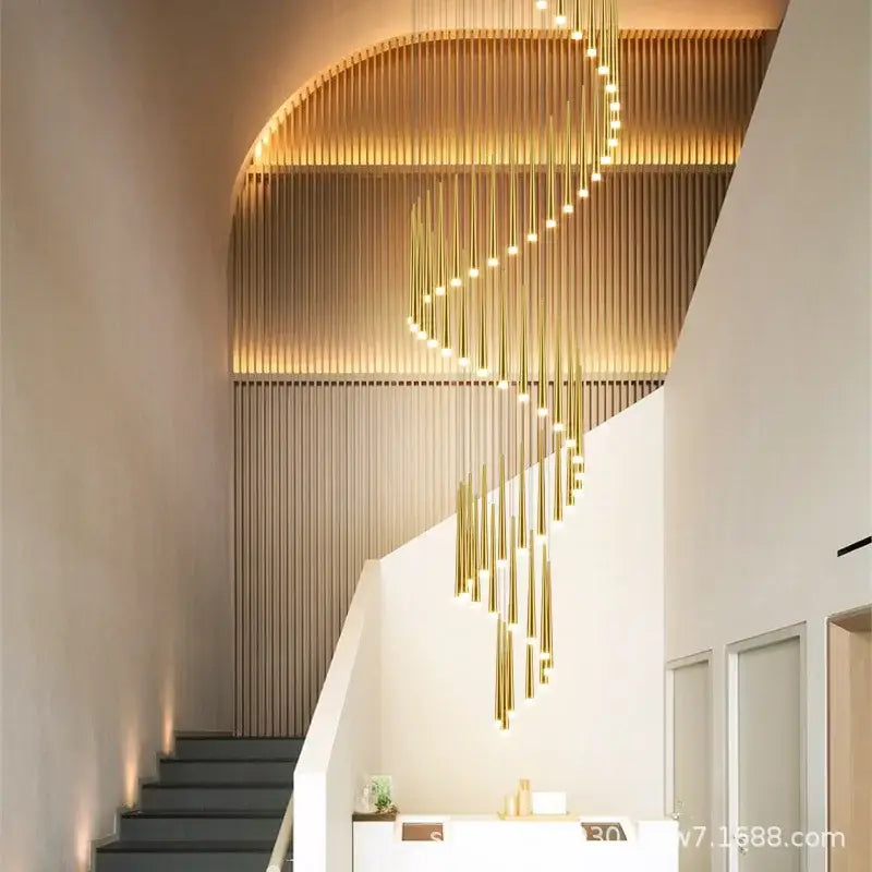 Modern black decorbites conical chandelier stair lamp kitchen lighting