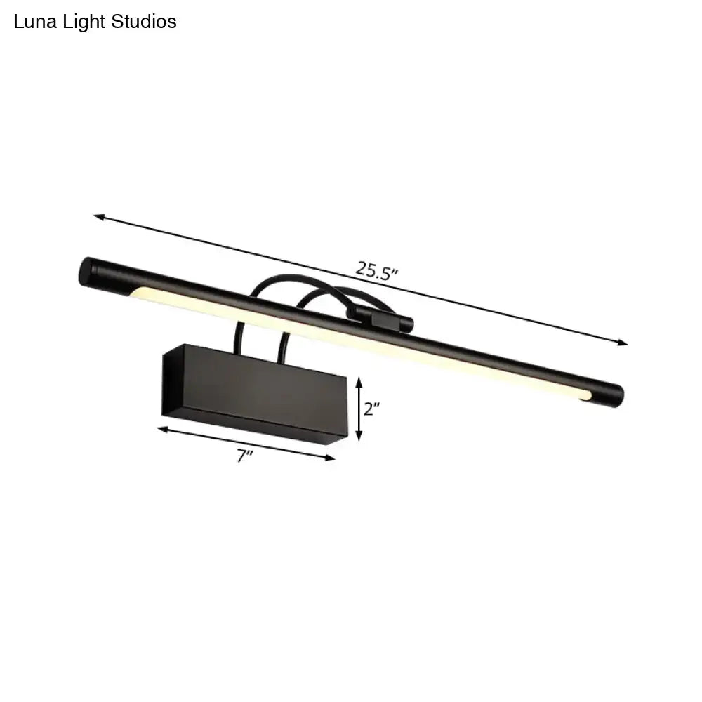 Modern black finish led wall light bedroom task lamp 110v-240v