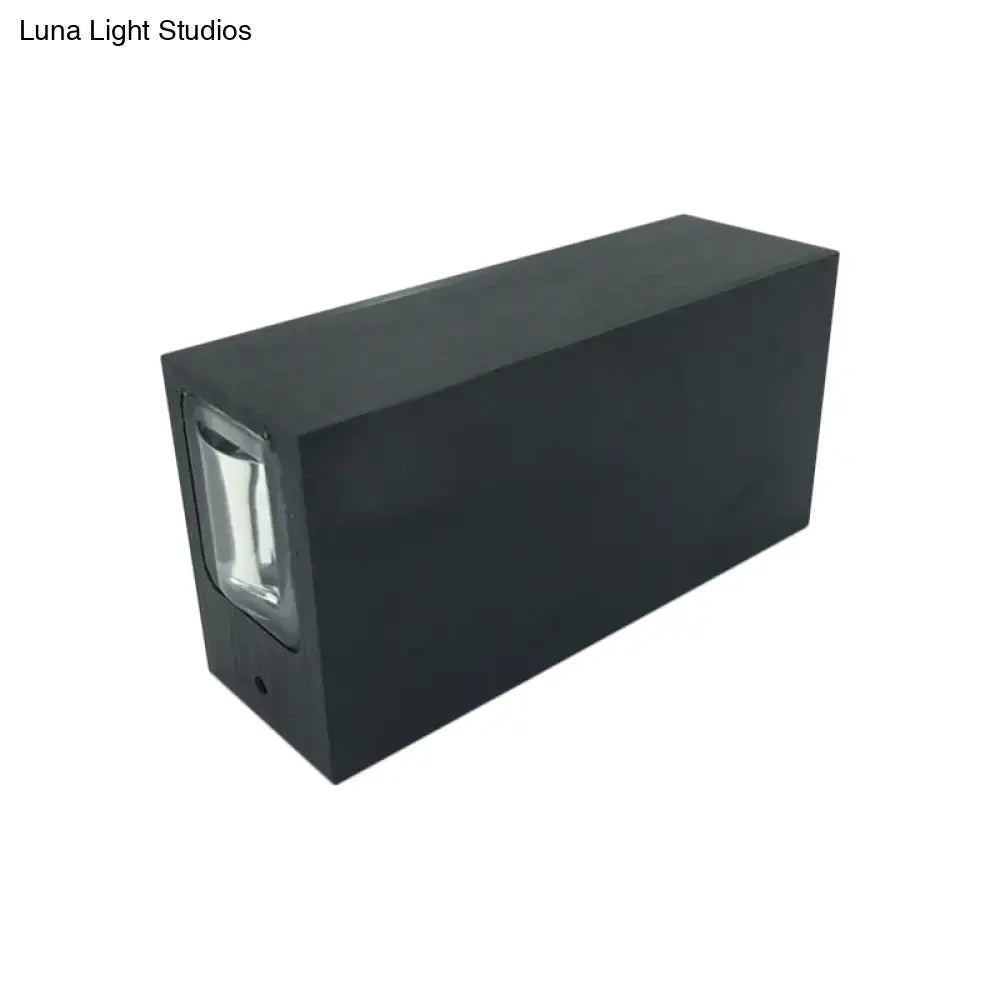 Modern black finish wall lamp hotel dual beam sconce