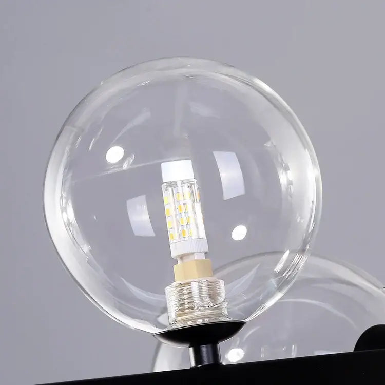 DecorBites™ Glass Bubble Chandelier: Nordic Minimalist Restaurant & Bar Magic Bean Lamp