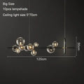 Modern black glass ring pendant light – dining room chandelier