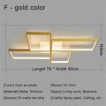 DecorBites™ Black LED Chandelier Ceiling Light Remote Control Fixture for Living Room, Bedroom & Kitchen