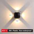 Modern black & gold led wall lamp for living room sleek geometric design