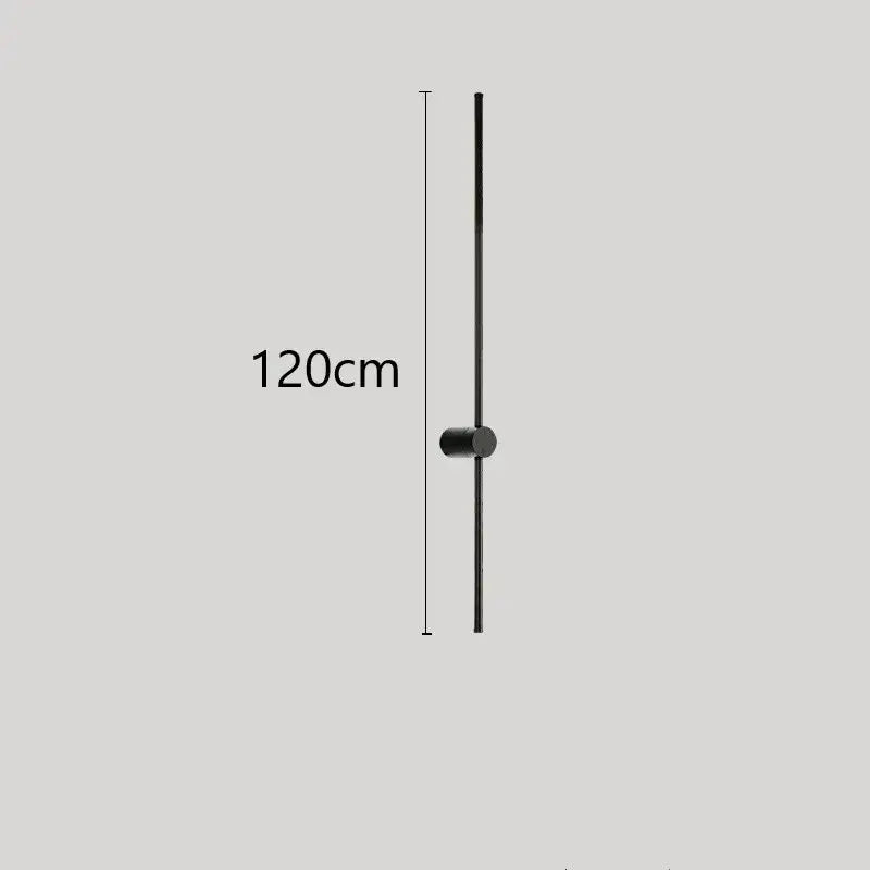 Modern black & gold led wall lamps living room minimalist sconces